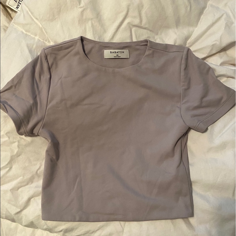 Aritzia Babaton Contour Cropped Tee